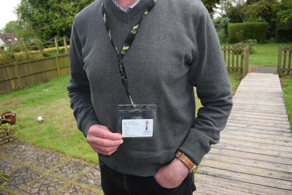 Gate Safe approved Installer with ID Card